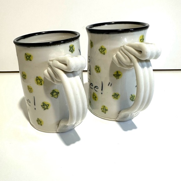 Tom Edwards Studio Wallyware Pottery Coffee Mugs (2) - Picture 7 of 10